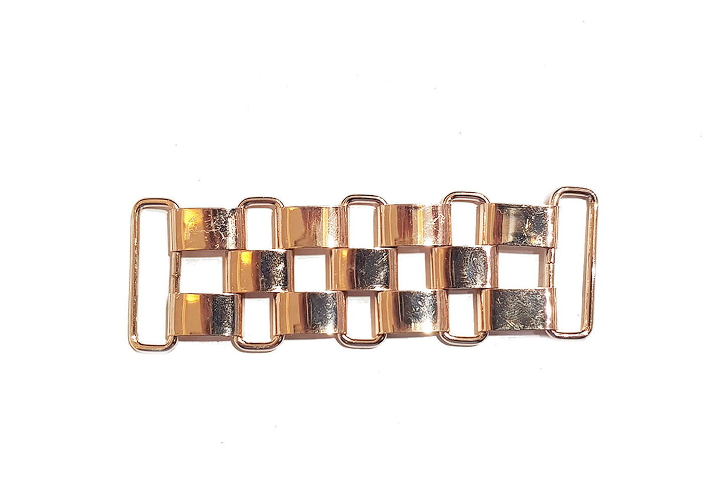 Mohan Shoppe Golden Metal Buckle for Cardigans Bellies Dresses Belts