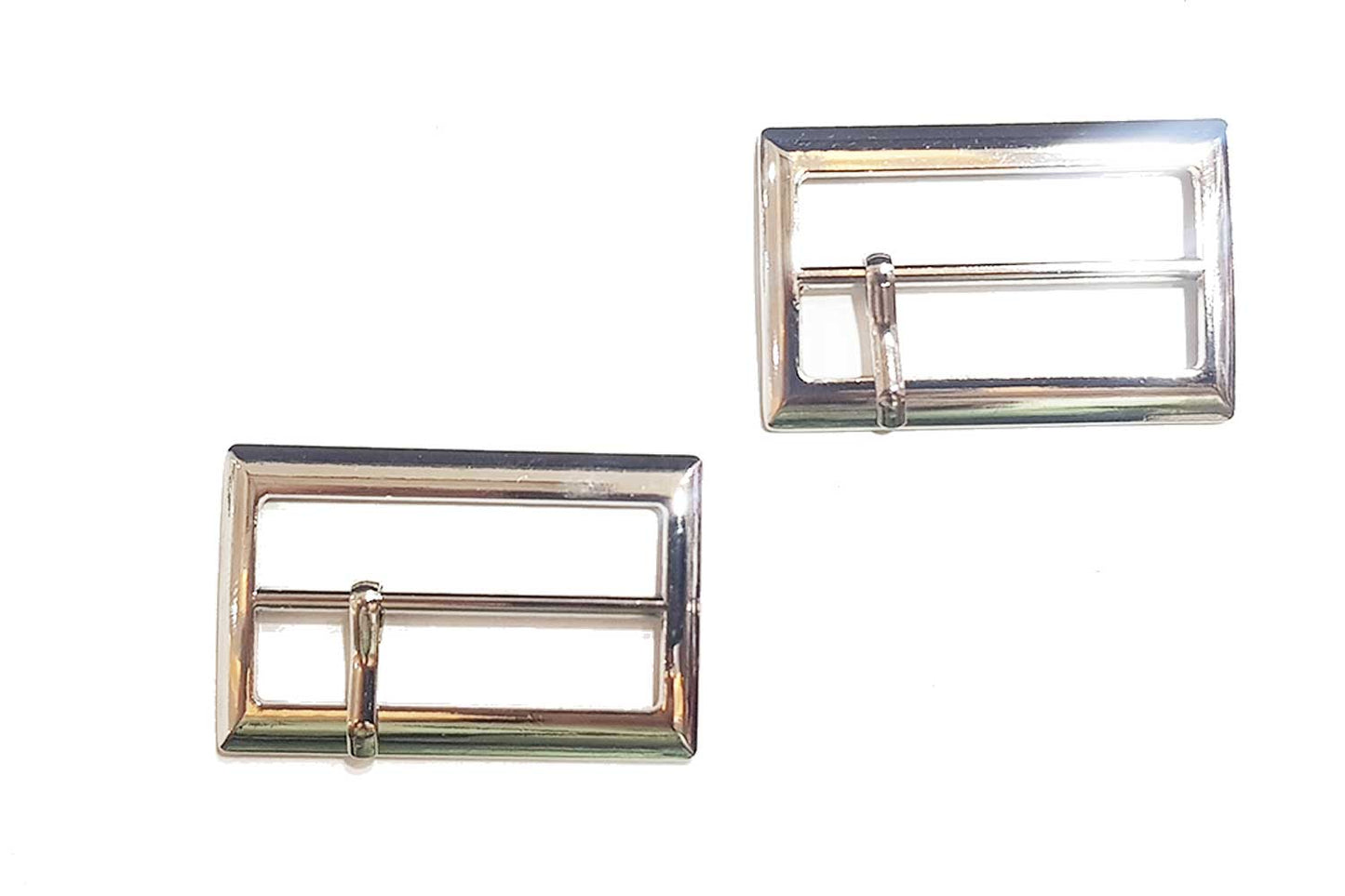 Fancy Buckles 4 Pieces Silver Color