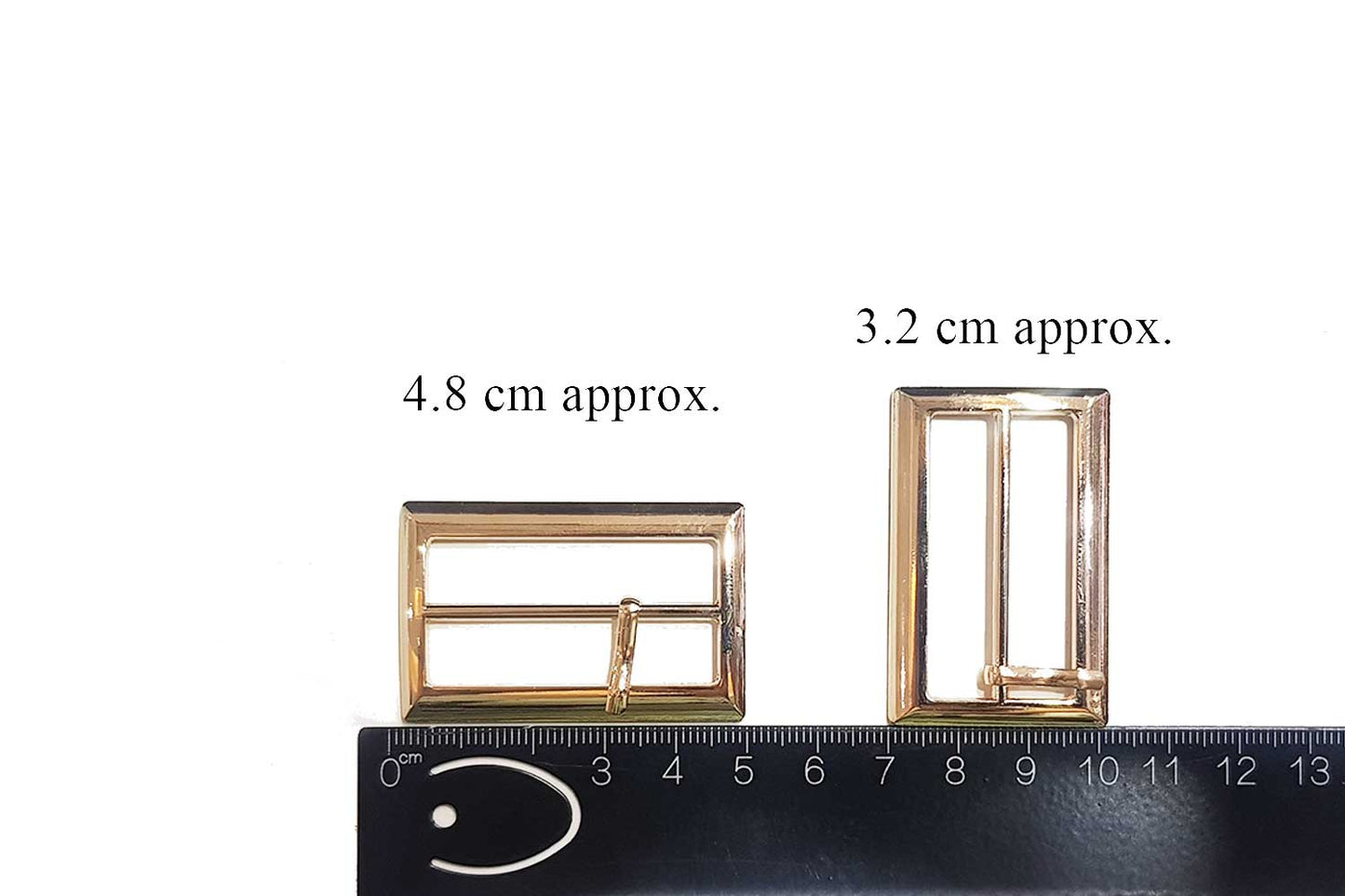Fancy Buckles 4 Pieces Golden Color