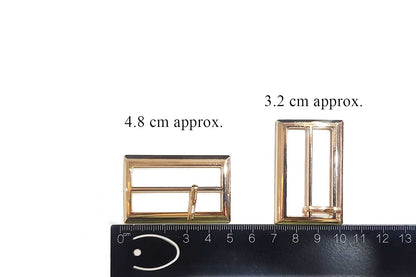 Fancy Buckles 4 Pieces Golden Color
