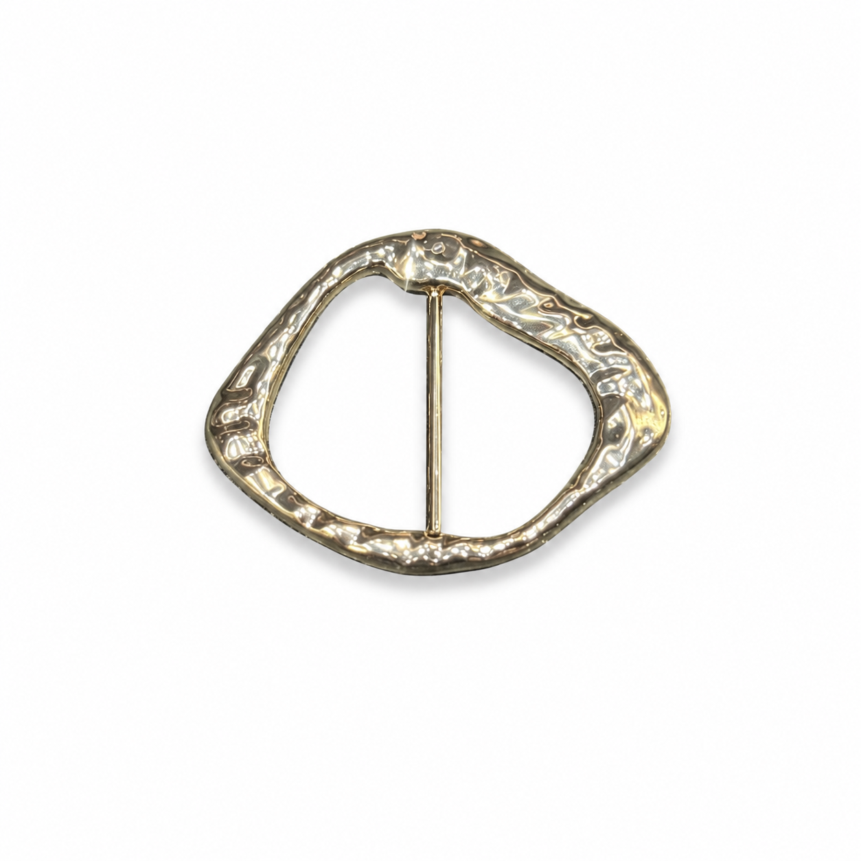 Premium Abstract Wave Metal Buckle (1 piece)