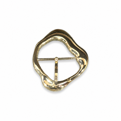 Designer Abstract Gold Buckle (1 Piece)