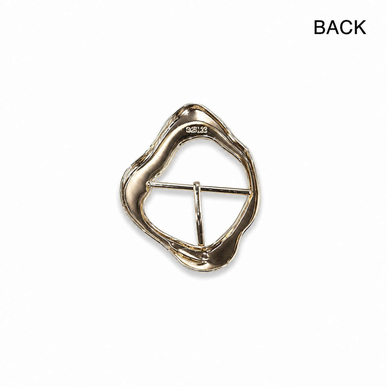 Designer Abstract Gold Buckle (1 Piece)