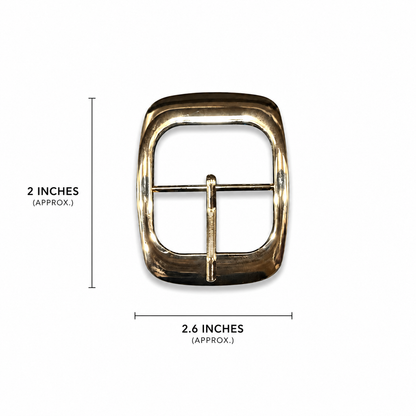 Mohan Shoppe Premium Square Gold Belt Buckle (1 piece)