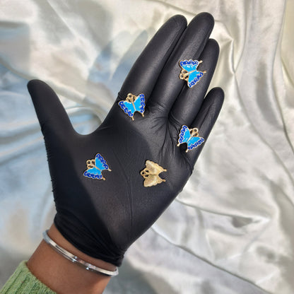 Fancy Butterfly Shaped Charms 5 Pieces