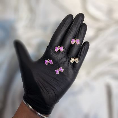 Bow Shaped Fancy Charm 5 Pieces