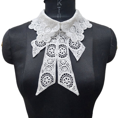 Fancy Cotton Collar with back button