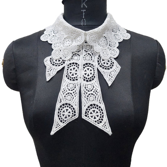 Fancy Cotton Collar with back button