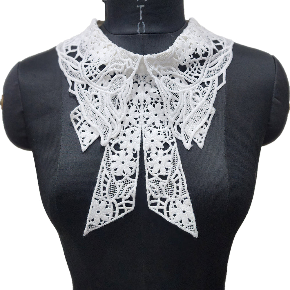 Fancy Cotton Collar with back button