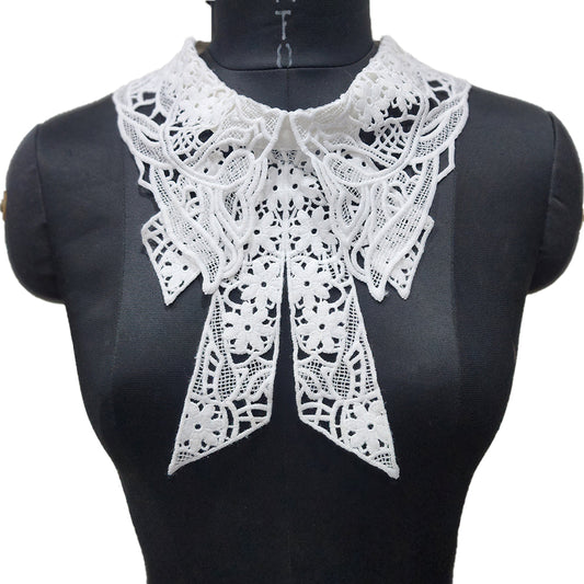 Fancy Cotton Collar with back button