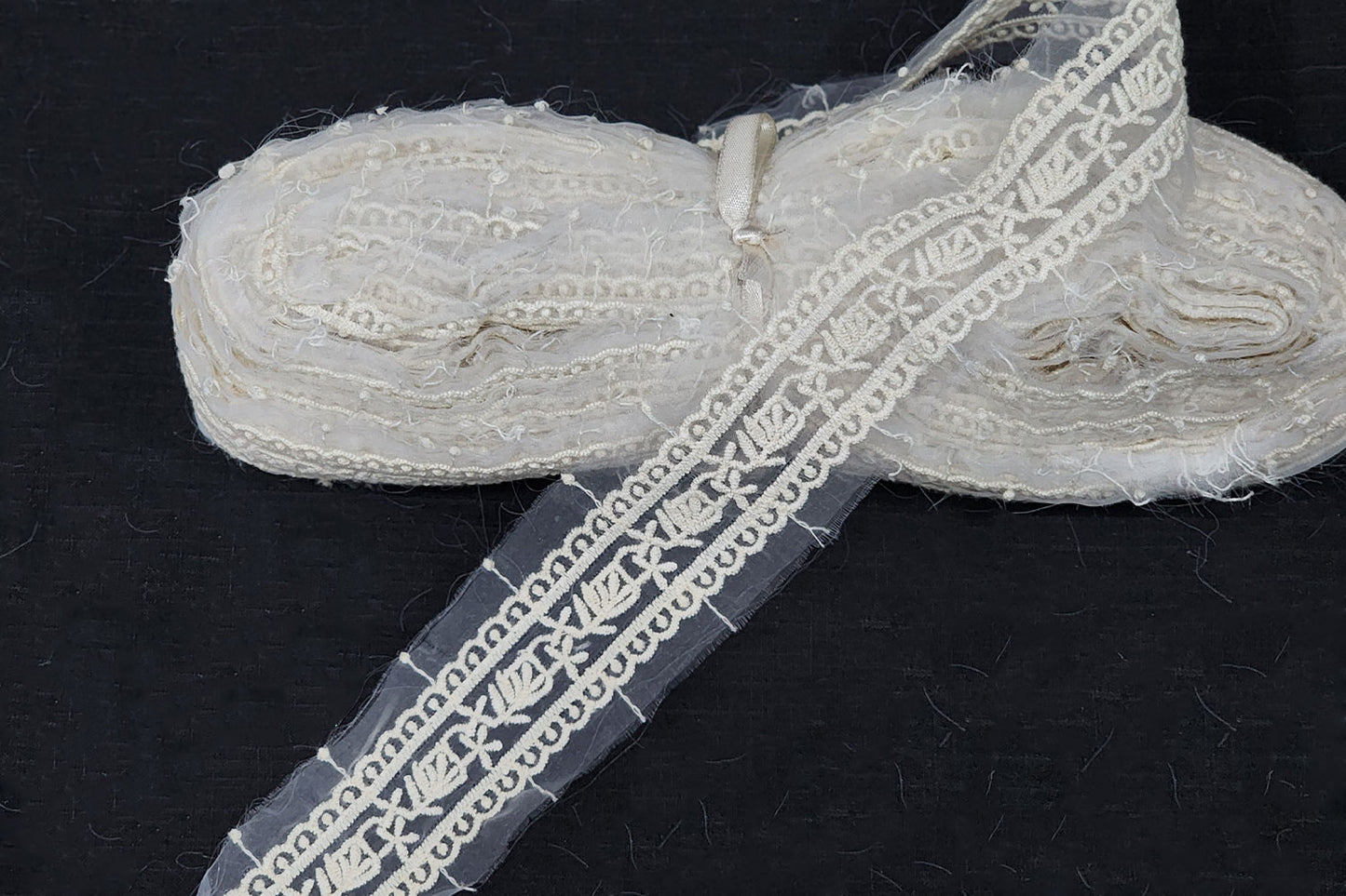 Off White Dyeable Double Side Lace