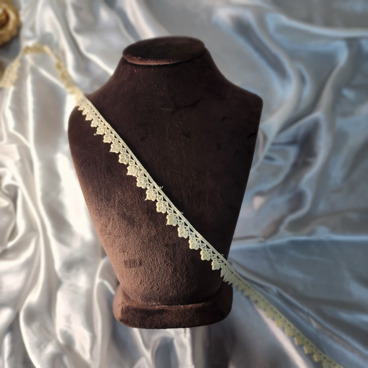 Premium Off-White Cotton Decorative Lace Trim