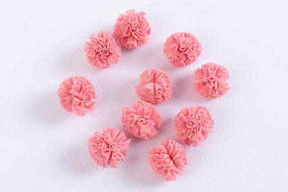 Decorative Net Mini Fabric Flowers