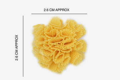 Decorative Net Mini Fabric Flowers