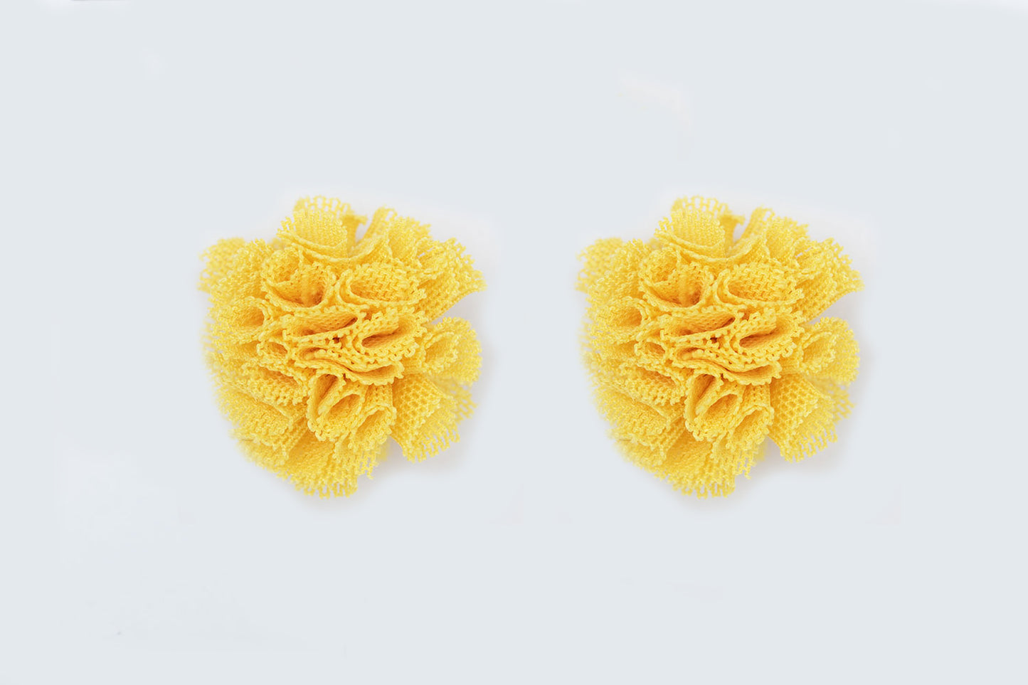 Decorative Net Mini Fabric Flowers