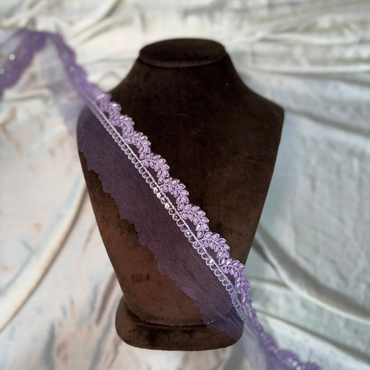 Classic Beads work Designer Lace Border
