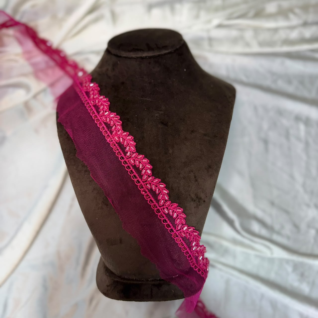Classic Beads work Designer Lace Border