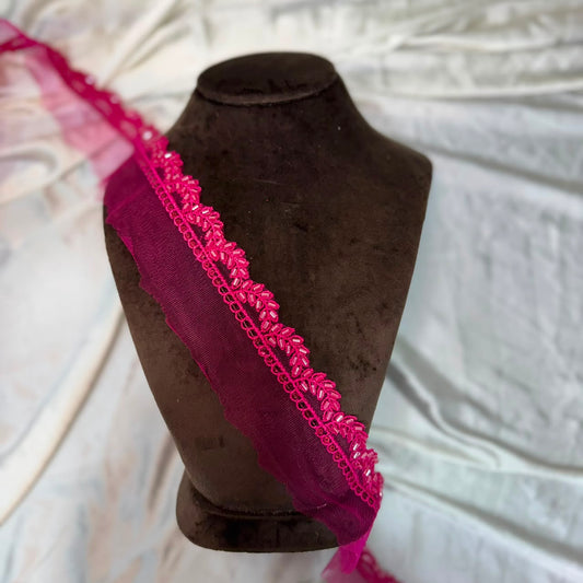 Classic Beads work Designer Lace Border