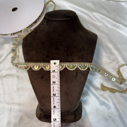 Pearl & Sequin Embellished Decorative Lace