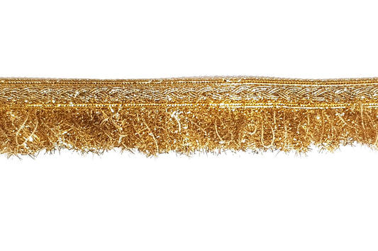 Water Golden Tassel Fringes Kiran Crush Frill Dupatta Bridal Border lace