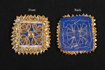 Set of 5 Pieces Square Shape Gota Patti Patch