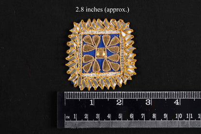 Set of 5 Pieces Square Shape Gota Patti Patch