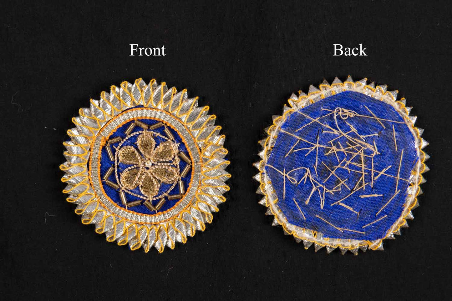 Set of 5 Pieces Round Shape Designer Gota Patti Patch