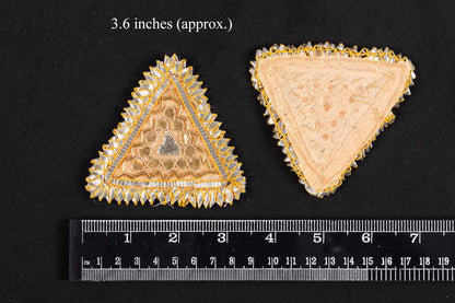 Set of 5 Pieces Triangle shape Gota Patti Patch
