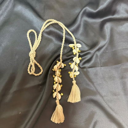 Designer Cowrie Shell Hangings for Ethnic Outfits