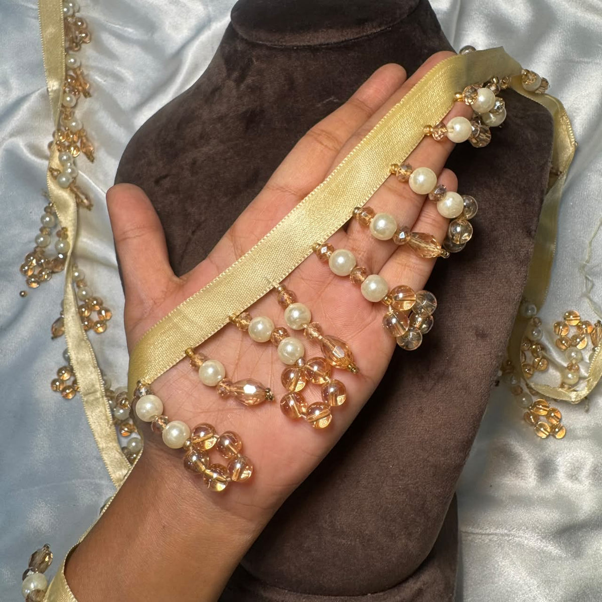 Ethnic Embellished Jhalar Lace for Ethic