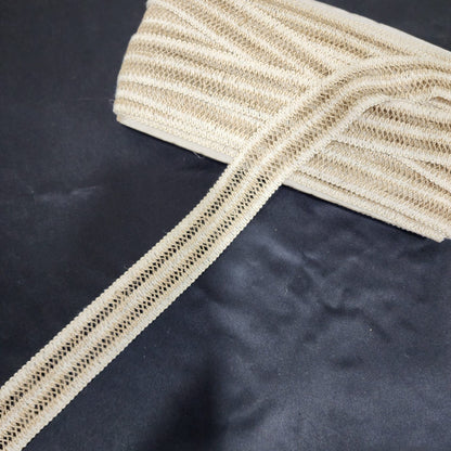 Criss Cross Design Jute Lace Burlap Ribbon Pack of 25 meters