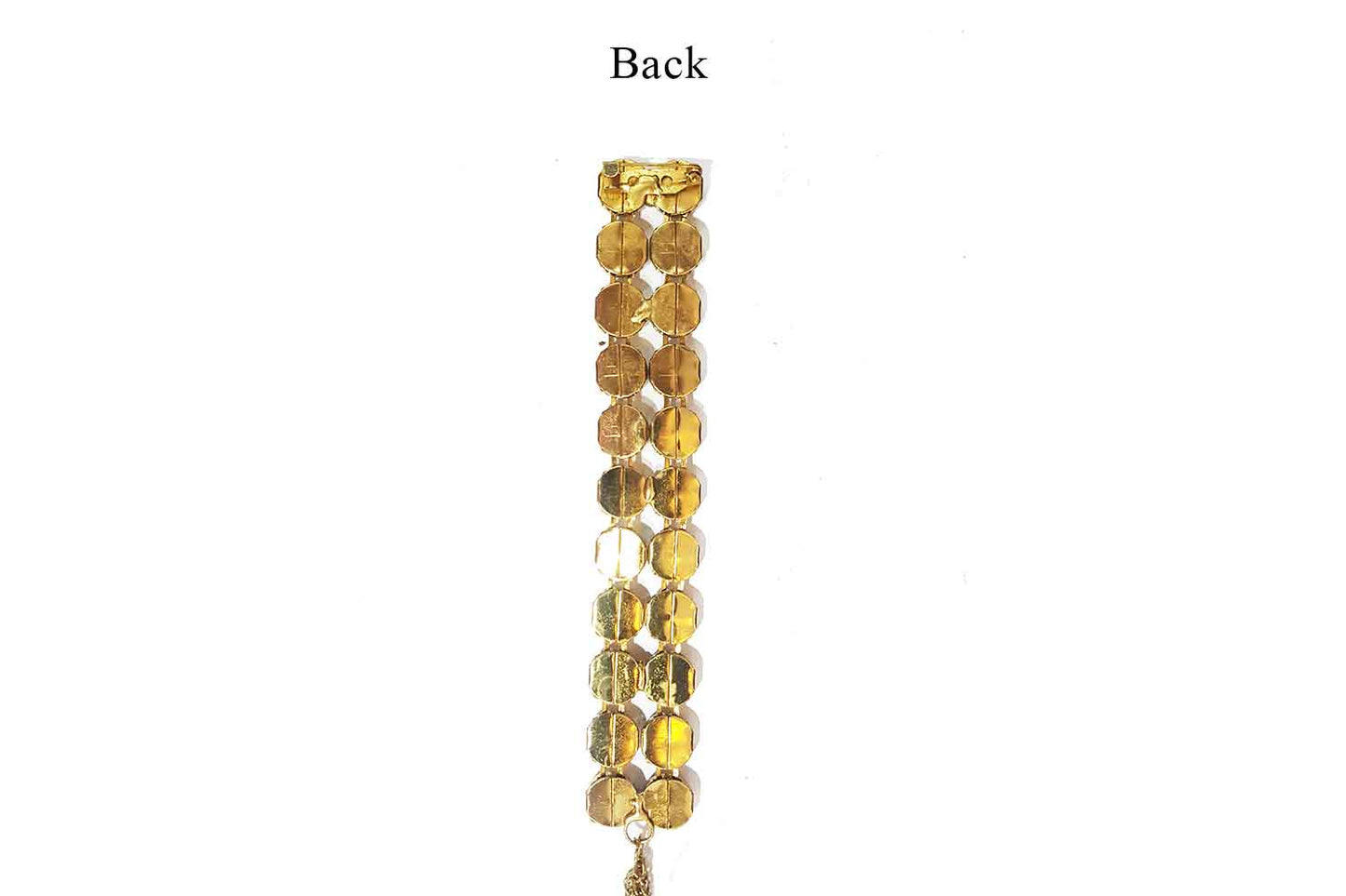 Golden color Stonework Kurta Patti Button