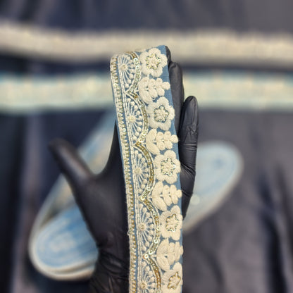 Pastel Color Lucknowi Laces