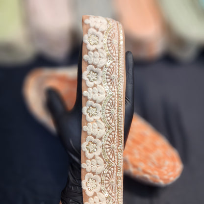 Pastel Color Lucknowi Laces