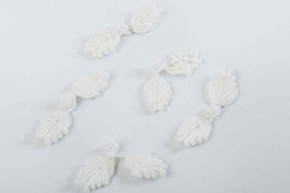 Traditional Chinese Frog Button with Five Loop Design