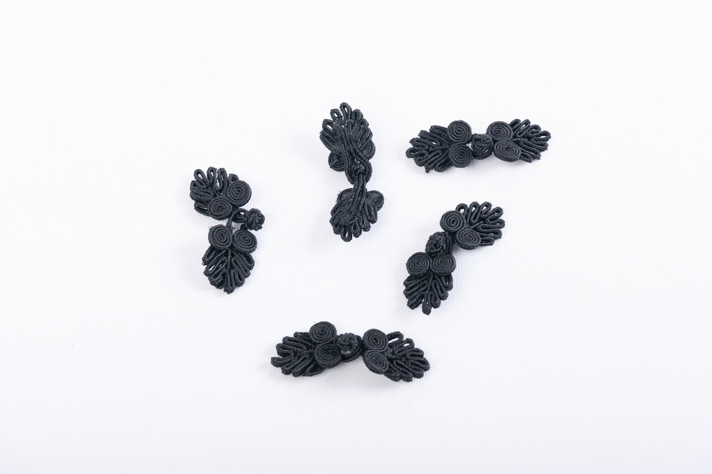 Traditional Frog Button with Five Loops (5 Pieces)