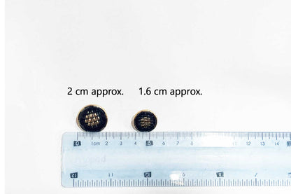 Maroon Round Shape Fancy Designer Metal Coat Blazer Buttons