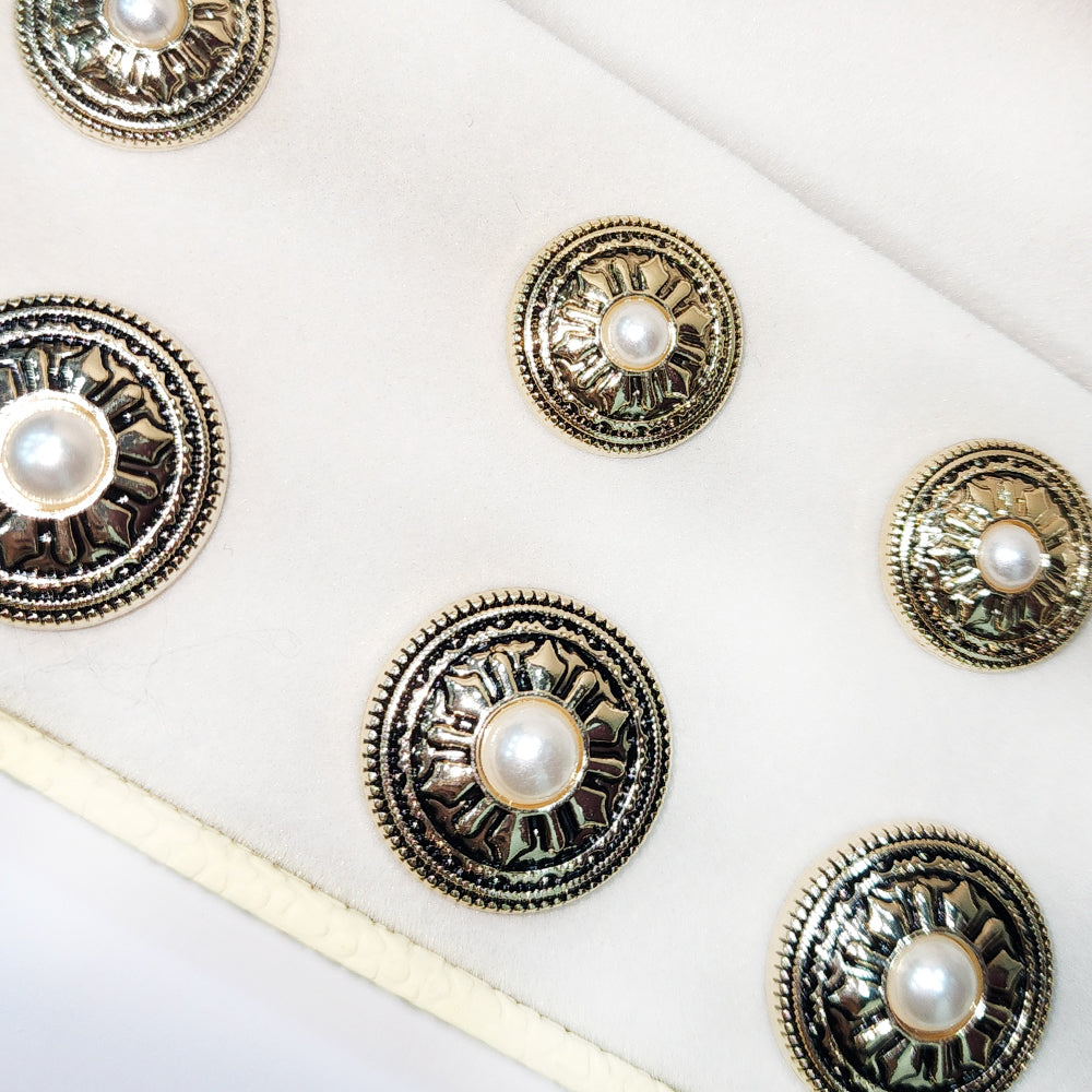Golden Round Metal Coat Buttons Blazer Buttons