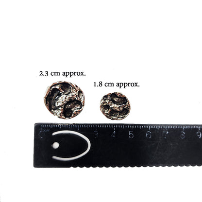 Silver Black Assorted Metal Coat Buttons Blazer Buttons