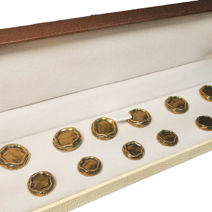 Golden Assorted Shape Designer Metal Coat Buttons Blazer Buttons