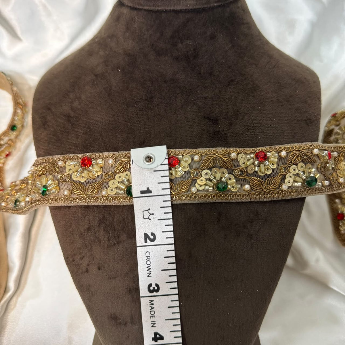 Luxury Handwork Embroidery Border for Ethnic Wear