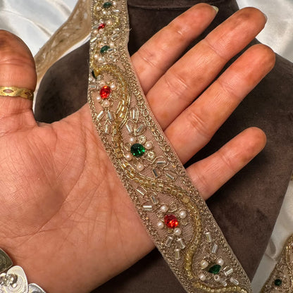 Luxury Ethnic Wear Handwork Lace Border