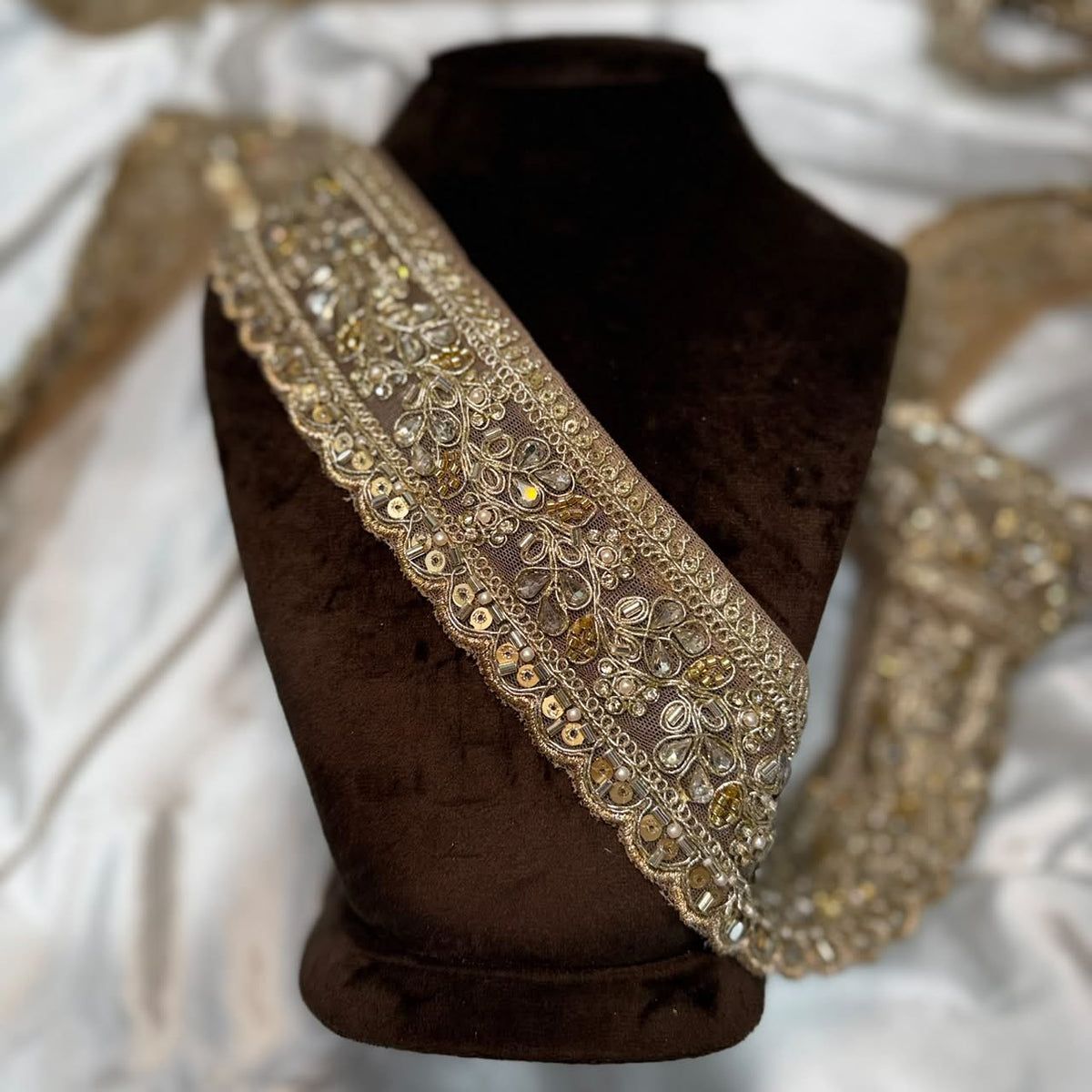 Luxury Wedding Handwork Lace Border