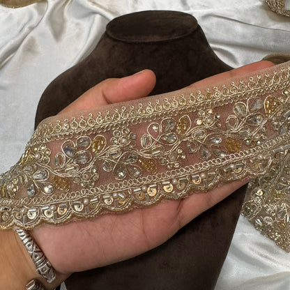 Luxury Wedding Handwork Lace Border