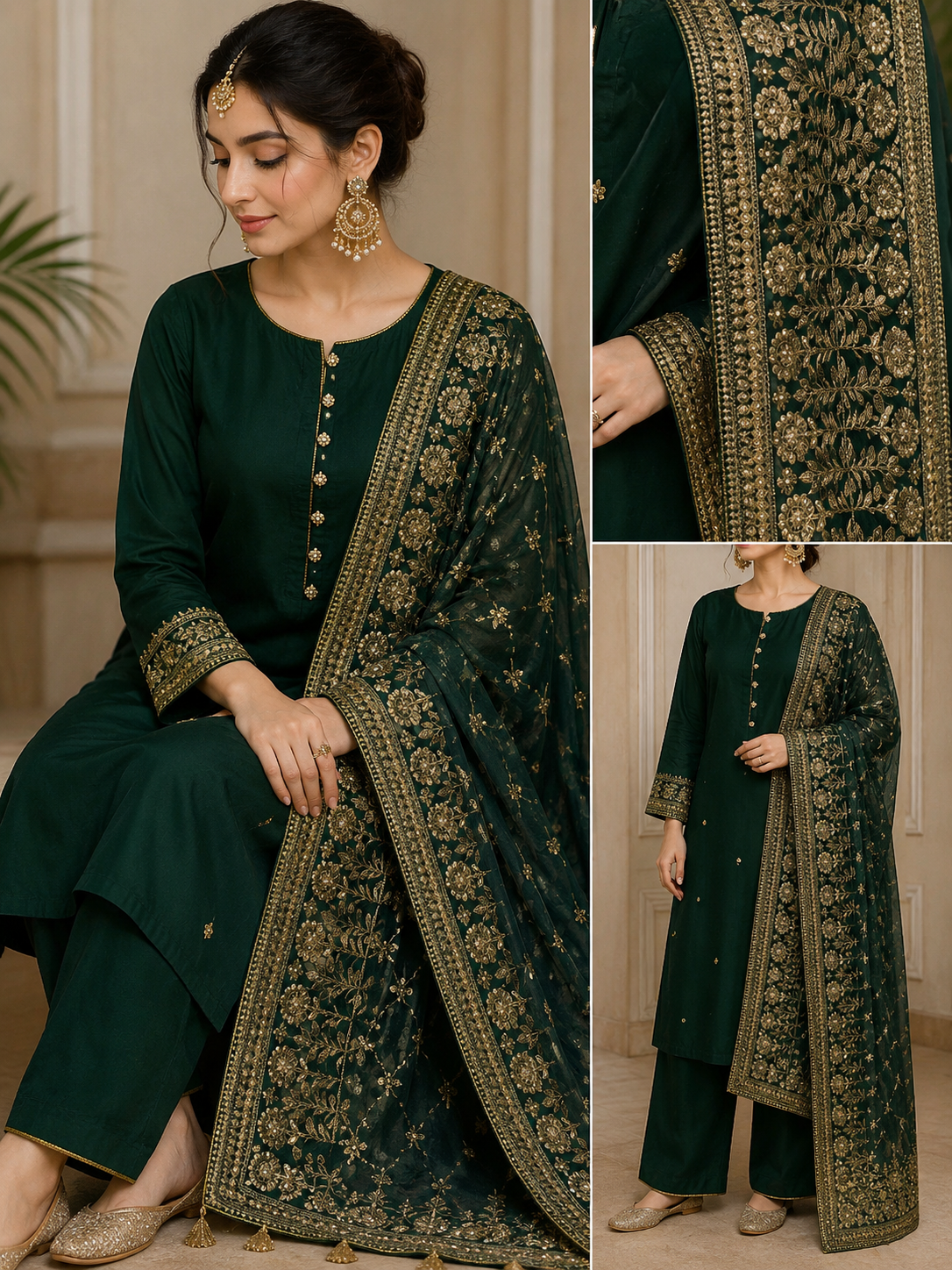 Rich, traditional aesthetic with a royal appeal
