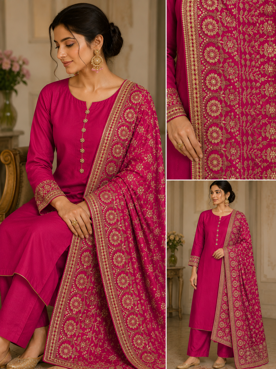 Rich, traditional aesthetic with a royal appeal