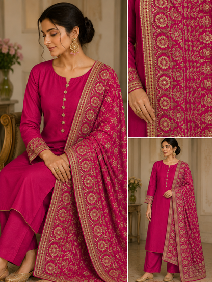 Rich, traditional aesthetic with a royal appeal
