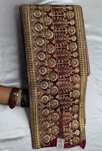 Maroon Rich, traditional aesthetic with a royal appeal