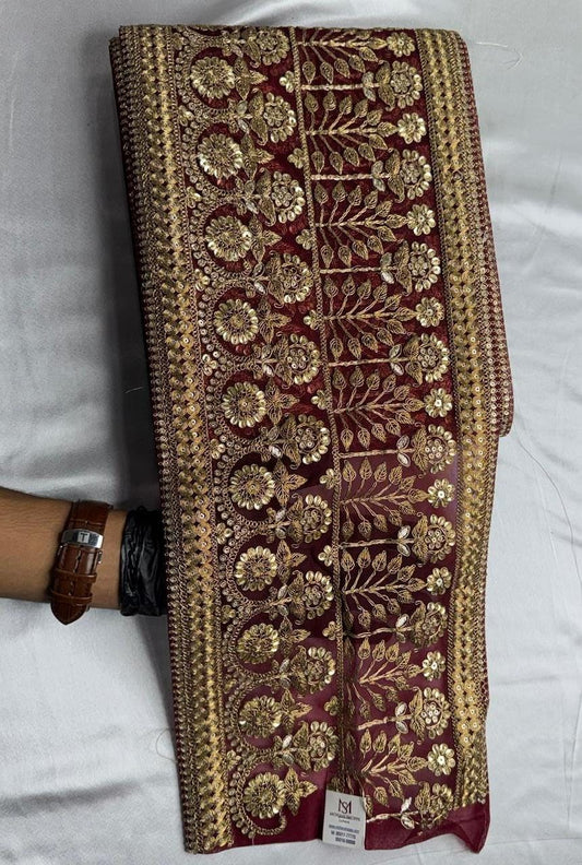 Maroon Rich, traditional aesthetic with a royal appeal