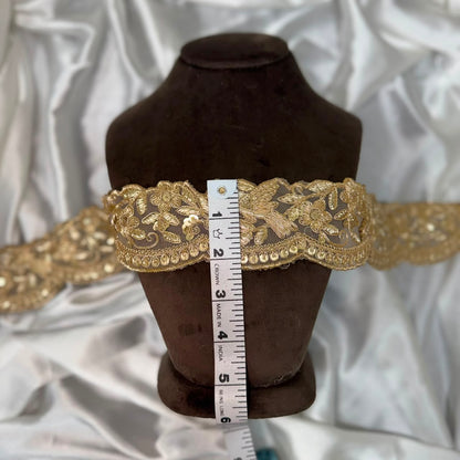 Premium Floral Embroidered Machine work Lace